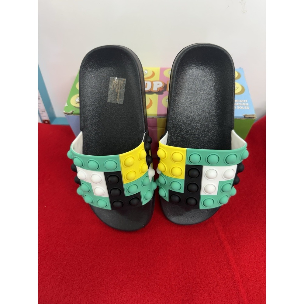 Kids Pop It Slide On Shoes New  Size 13-13.5 (31)